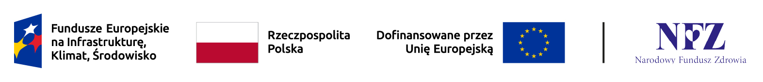 Fundusze Europejskie, Rzeczpospolita Polska, Unia Europejska oraz Narodowy Fundusz Zdrowia